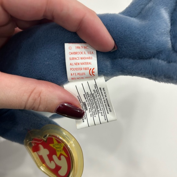 Rare Beanie Babie Crunch with tag errors - Picture 3 of 5
